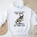 Funny Donkey “Rolled My Eyes So Hard” Sarcastic Humor Shirt
