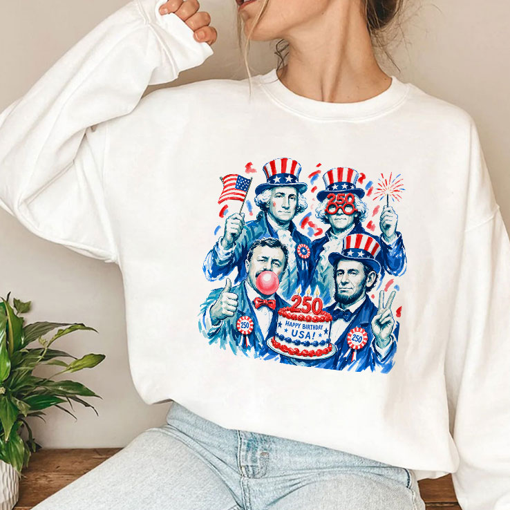 Funny Founding Fathers America 250th Anniversary Shirt