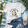 Funny Frog Jesus Thinks I Am A Delight Retro Style Graphic T Shirt