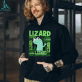 Funny Green Lizard Reptile Lover Typography T Shirt