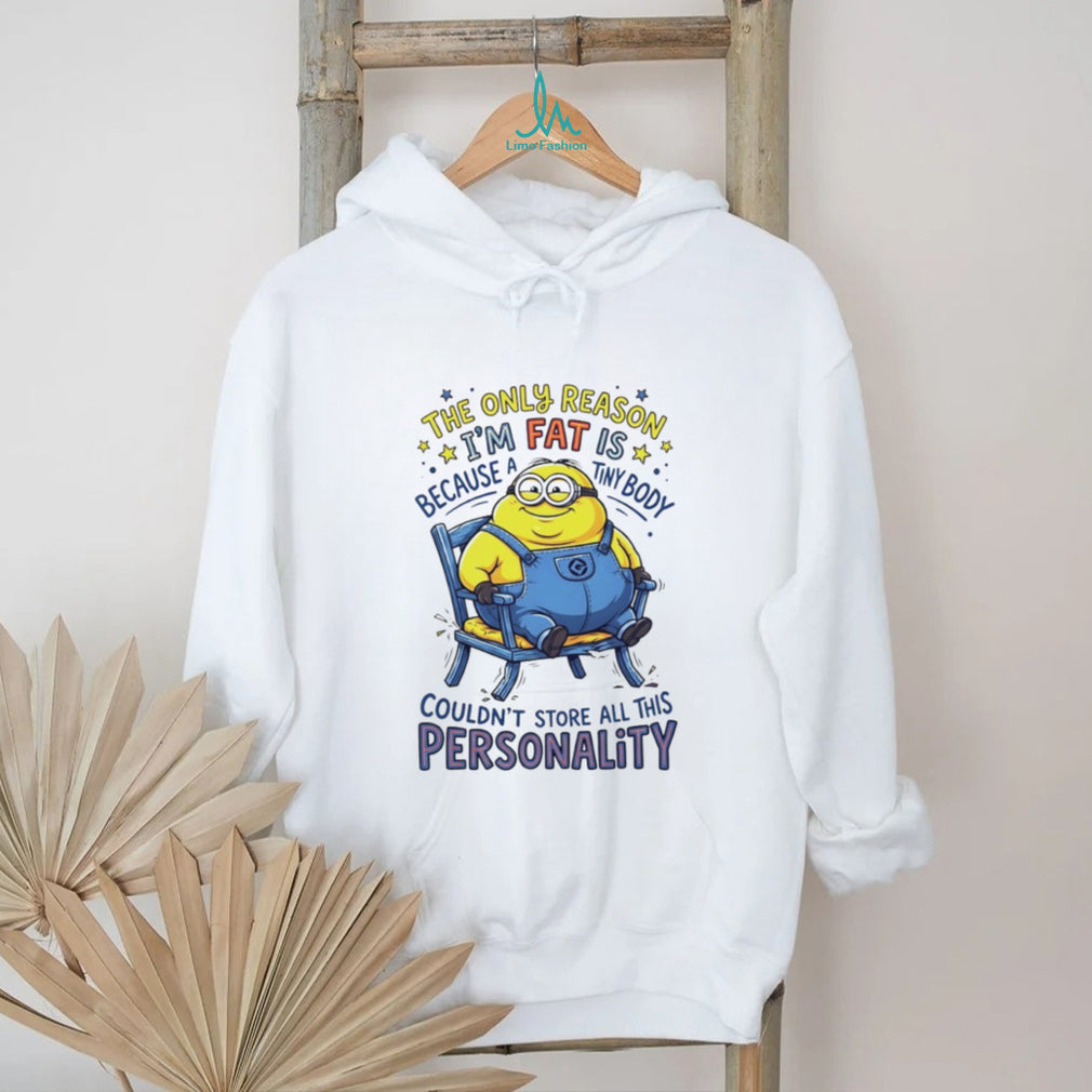 Funny Minion Personality Tiny Body Quote Humor Retro Cartoon Style Men Women Fans T Shirt