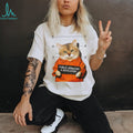Funny Orange Cat Mugshot T Shirt Public Urination and Defecation Design