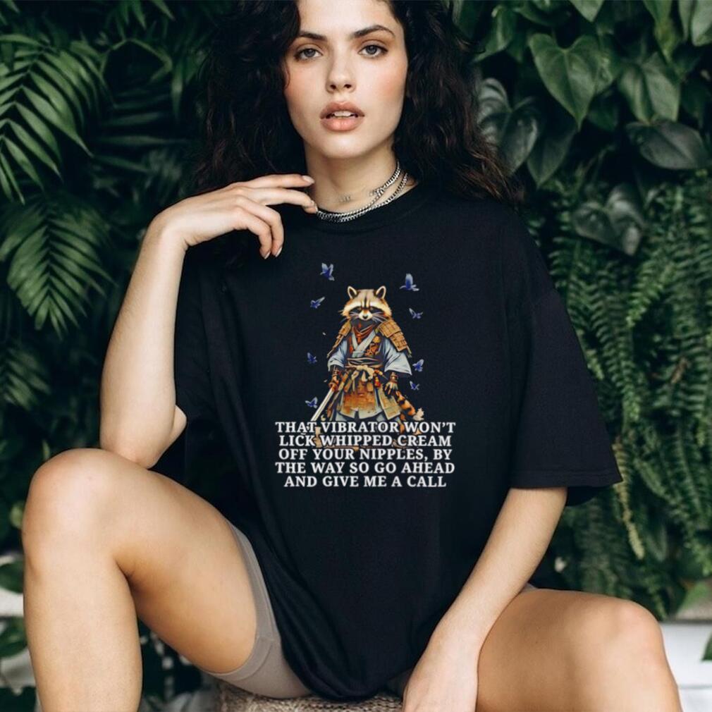 Funny Raccoon Samurai Warrior Sarcastic Quote Graphic T Shirt