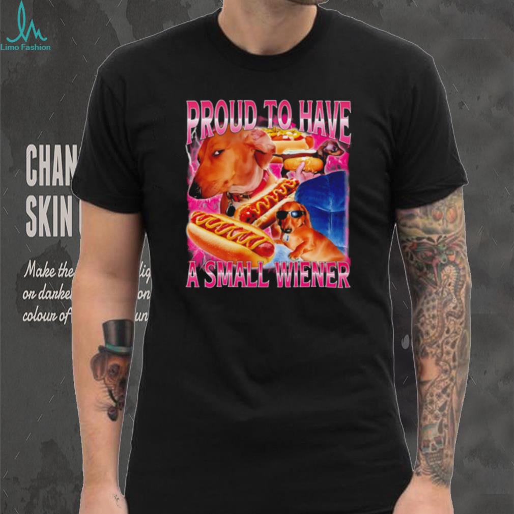 Funny Small Wiener Dachshund Dog Retro Graphic T Shirt