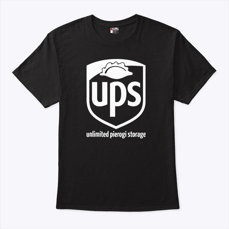 Funny UPS Shipping Unlimited Pierogi Storage Shirt