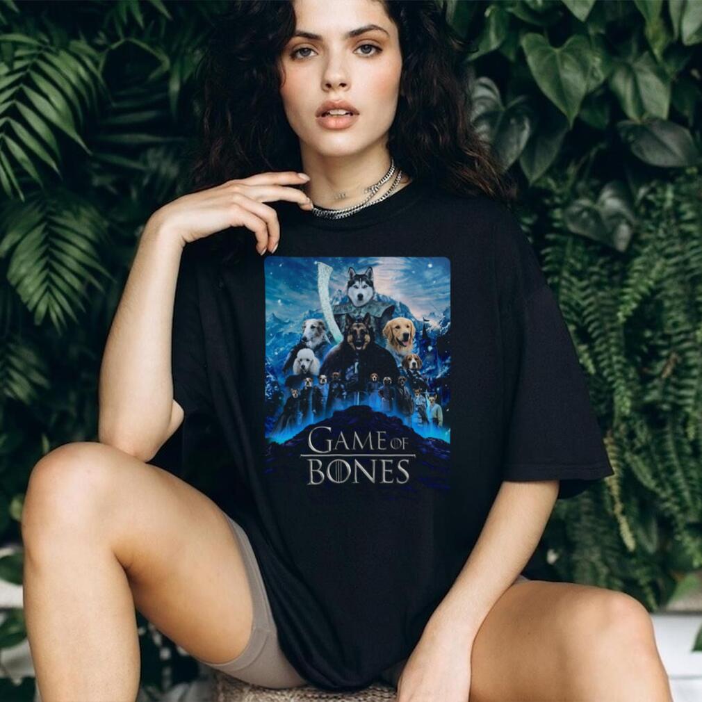 Game of Bones Dog Breeds Iron Throne Parody T Shirt