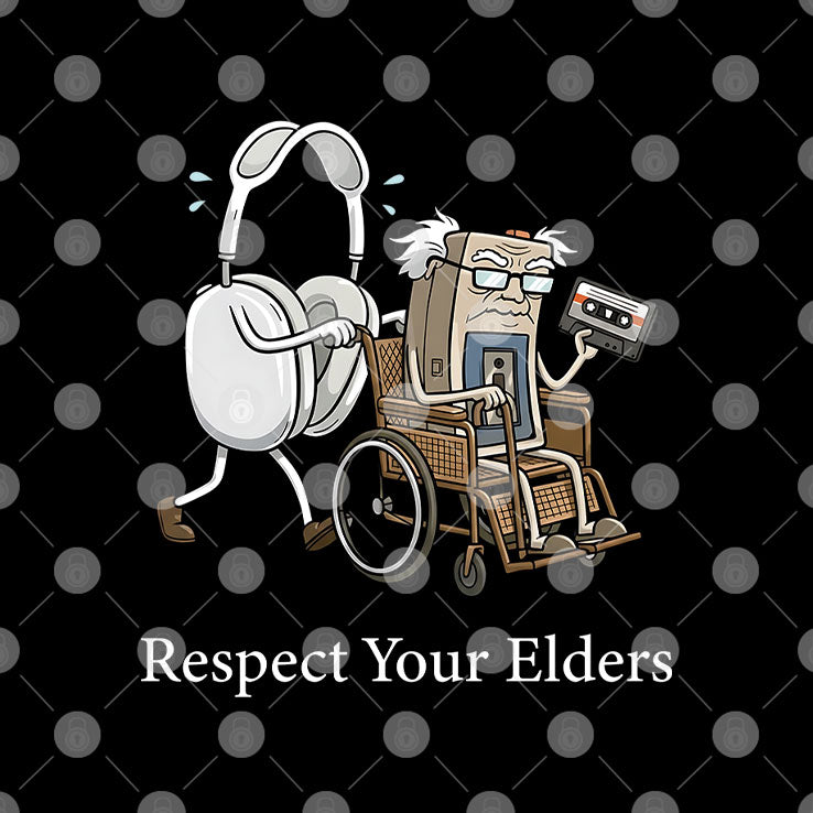 Gaming & Tech Focus Respect Your Elders T Shirt