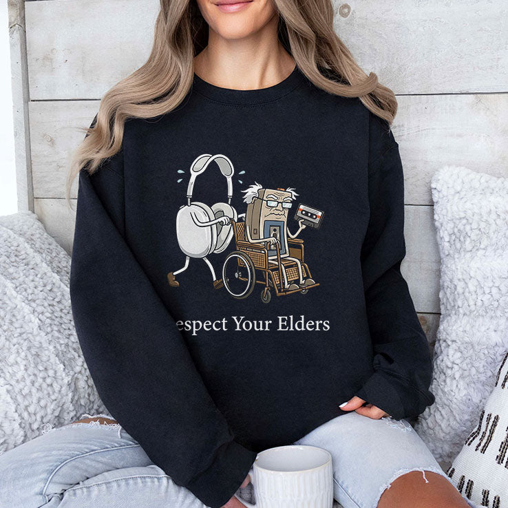Gaming & Tech Focus Respect Your Elders T Shirt