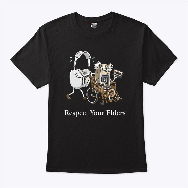 Gaming & Tech Focus Respect Your Elders T Shirt