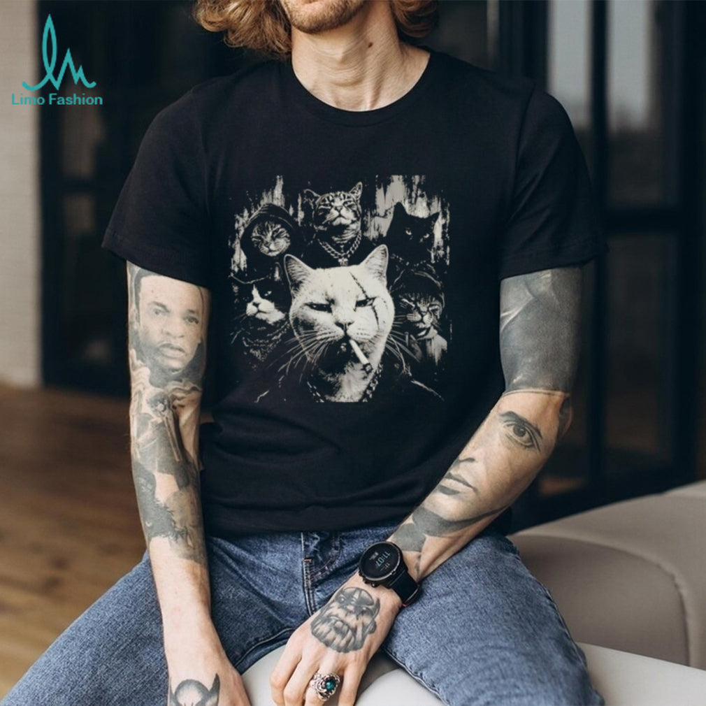 Gangster Cat Smoking Meme shirt