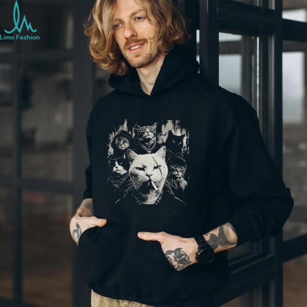 Gangster Cat Smoking Meme shirt
