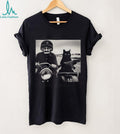 Gangster Grandma and Cat with Rifle Sidecar Vintage T Shirt