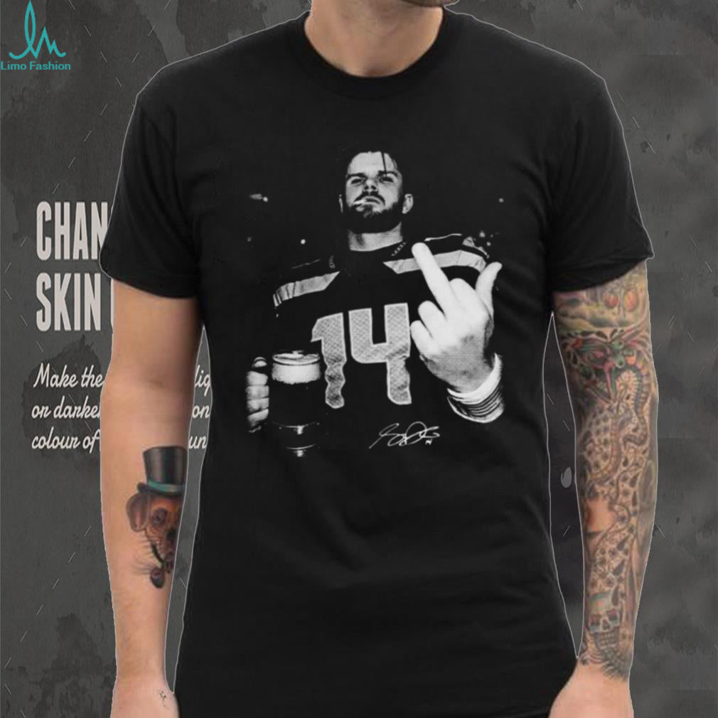 Gardner Minshew 14 Middle Finger Beer Mug Funny Football Fan T Shirt