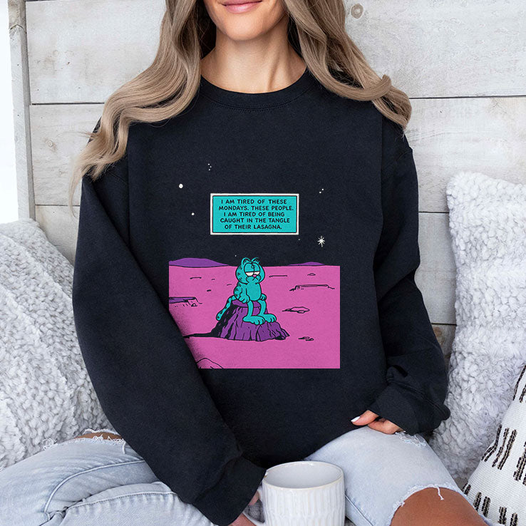 Garfield I Am Tired Of These Mondays T Shirt