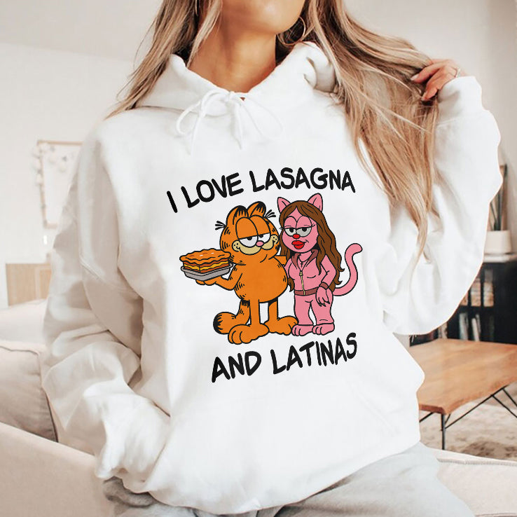 Garfield I Love Lasagna And Latinas Shirt