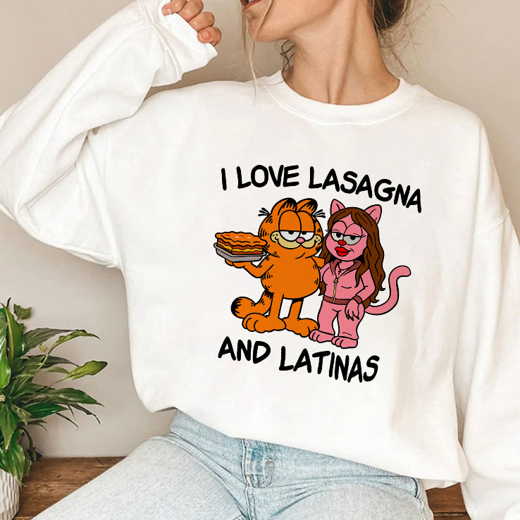 Garfield I Love Lasagna And Latinas Shirt