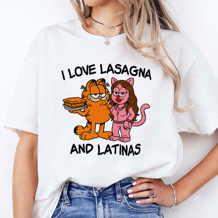 Garfield I Love Lasagna And Latinas Shirt