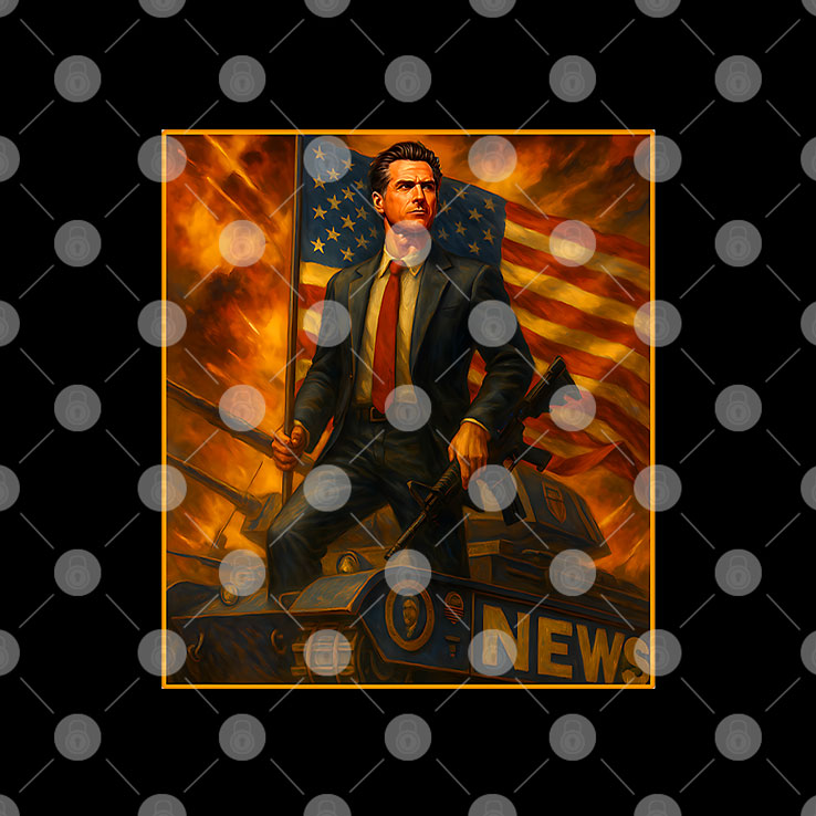 Gavin Newsom Patriotic Tank T Shirt