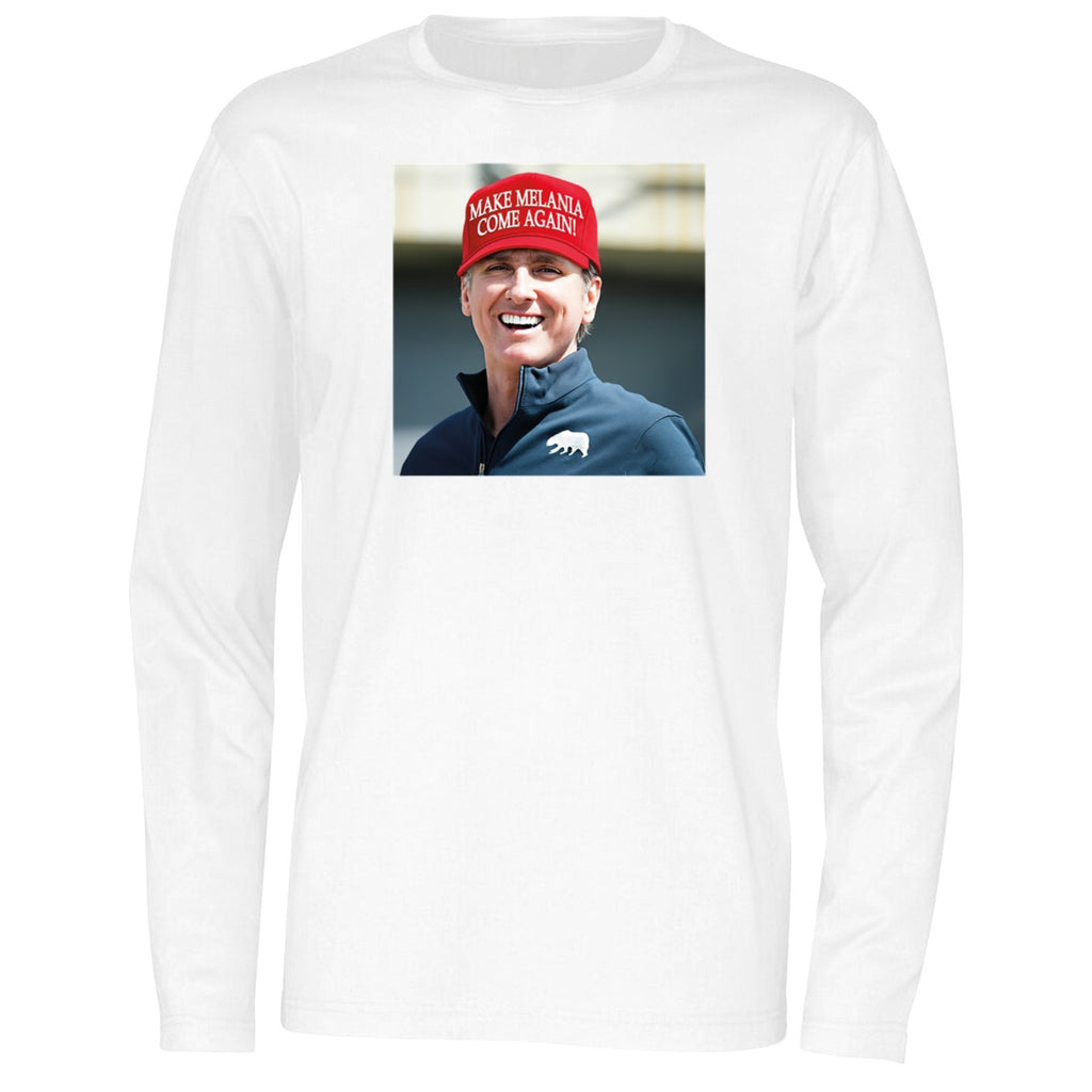 Gavin Newsom Wear Make Melania Come Again Hat Shirt