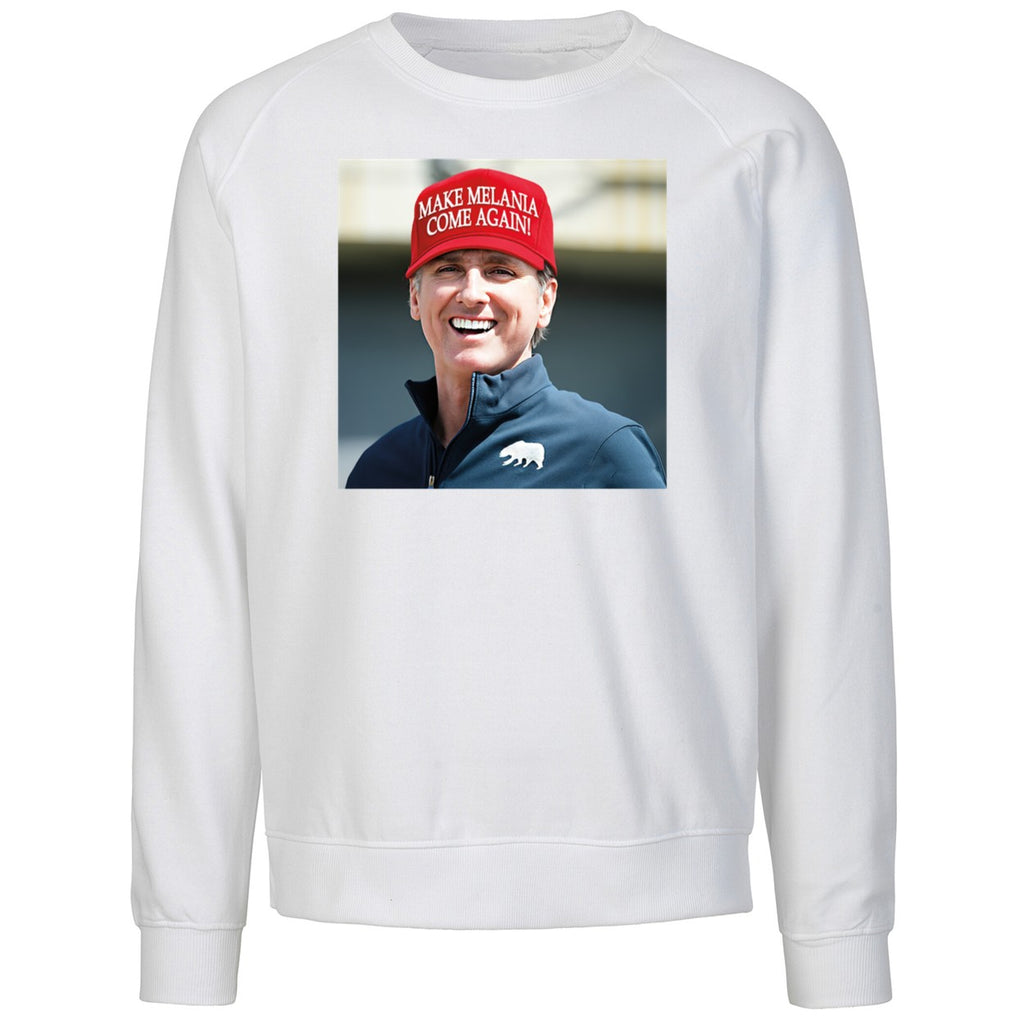 Gavin Newsom Wear Make Melania Come Again Hat Shirt