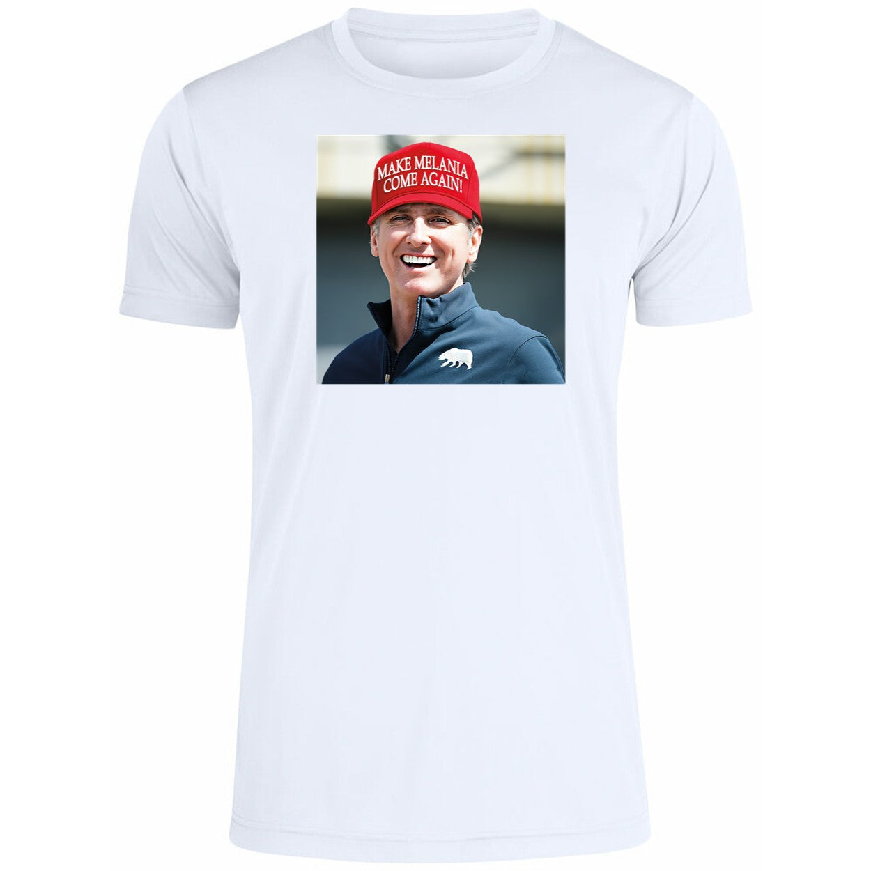 Gavin Newsom Wear Make Melania Come Again Hat Shirt