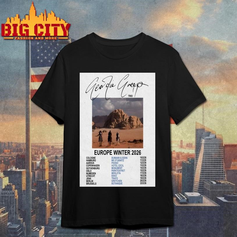 Geordie Greep EU 2026 Winter Tour Poster Shirt