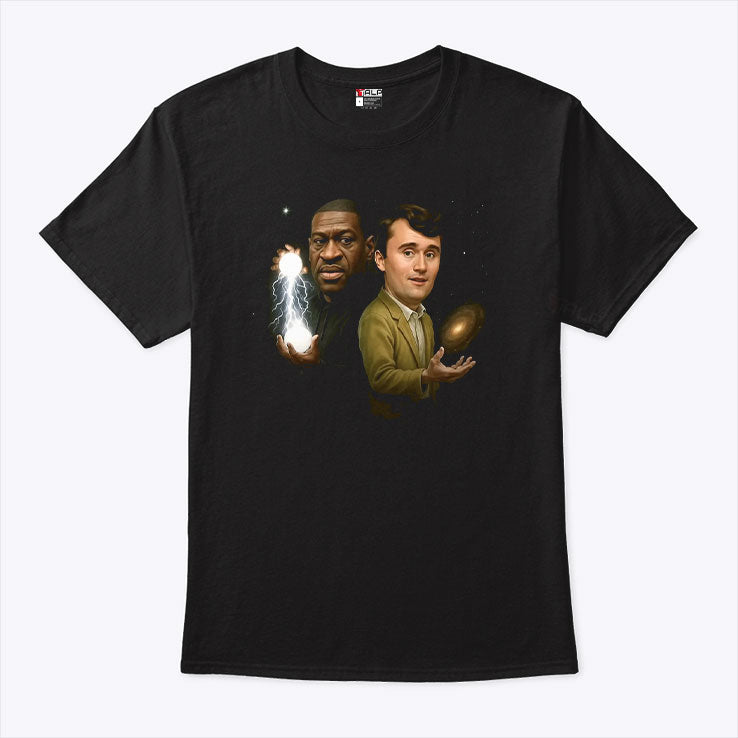 George Floyd And Charlie Kirk Wizard T Shirt