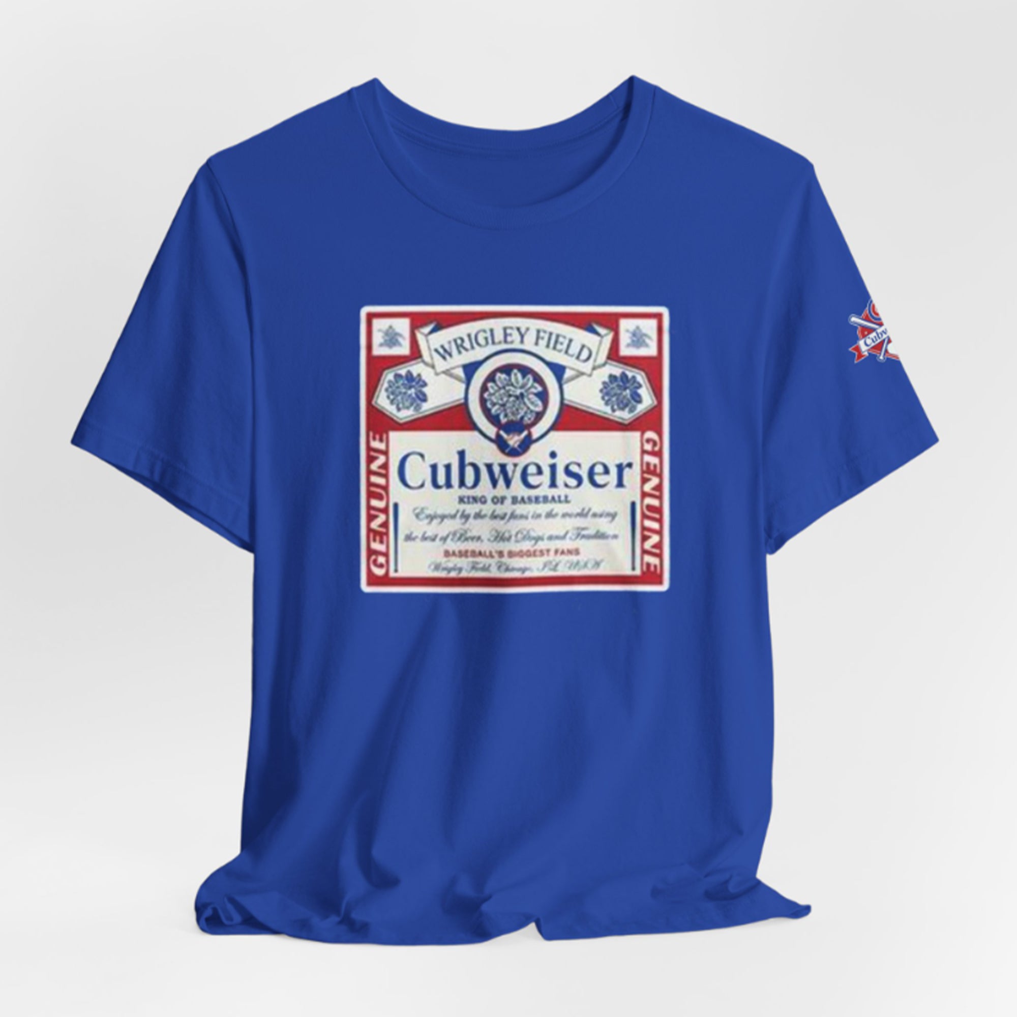 George Kittle with Wrigley Field Cubweiser Shirt