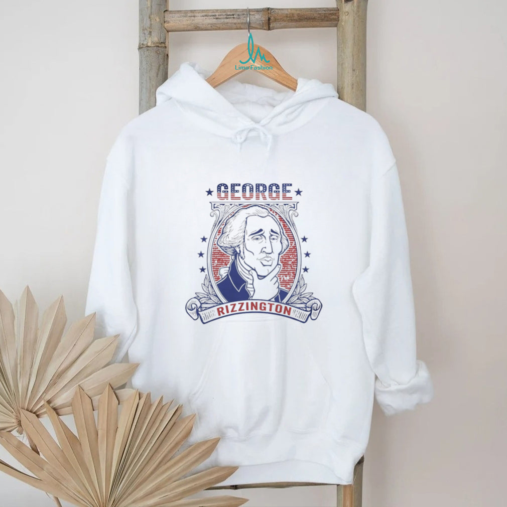George Rizzington Funny George Washington Mewing Rizz Meme T Shirt