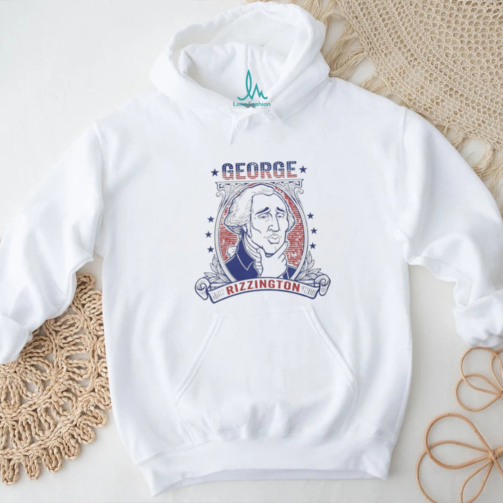 George Rizzington Funny George Washington Mewing Rizz Meme T Shirt