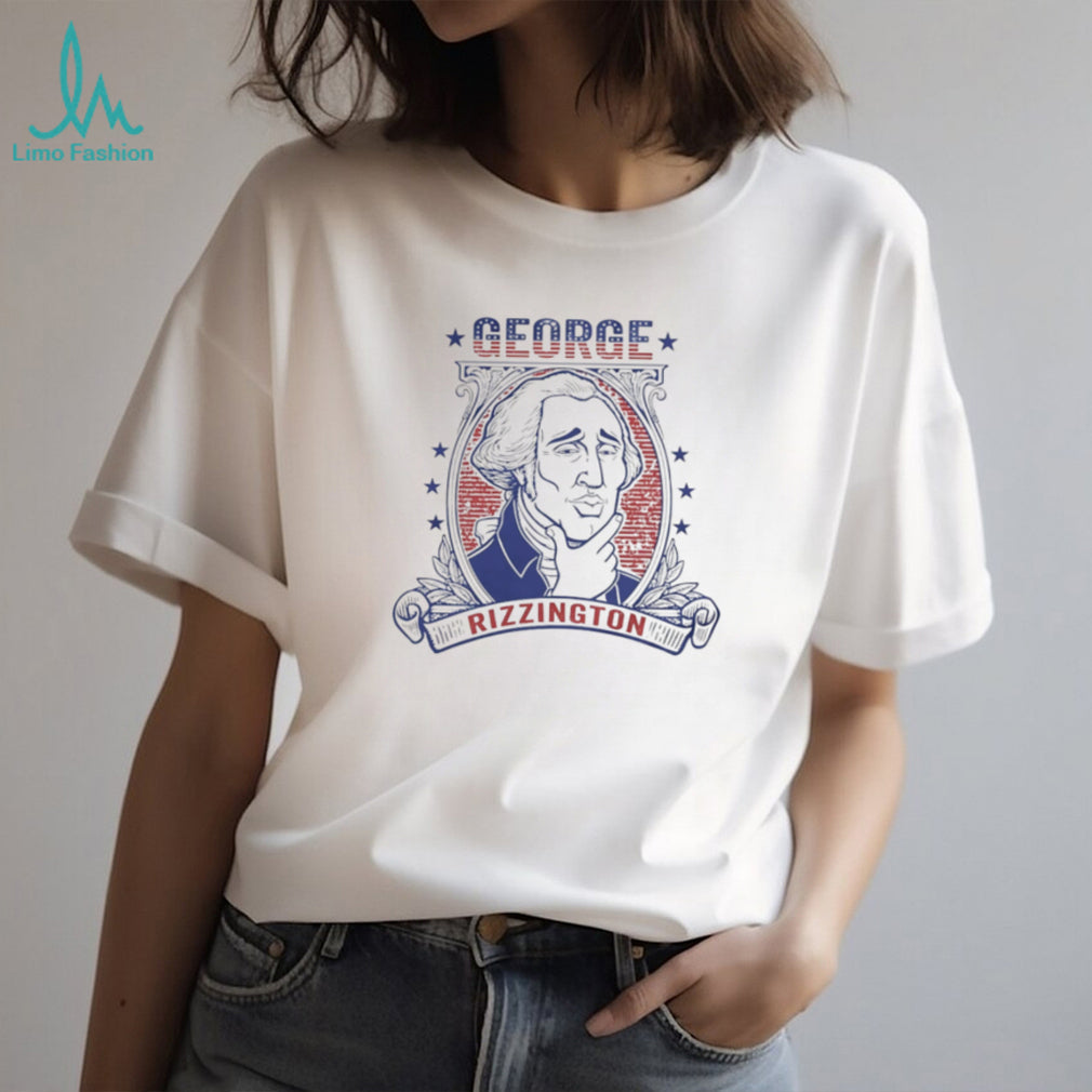 George Rizzington Funny George Washington Mewing Rizz Meme T Shirt