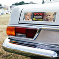 George W. Bush Stop Electing Morons Anti Trump Car Magnet