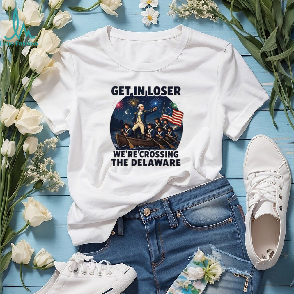 George Washington Crossing The Delaware Funny History T Shirt