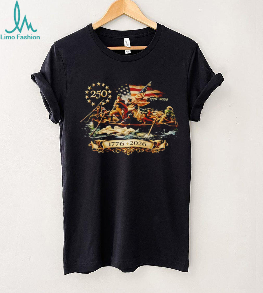 George Washington Crossing the Delaware 250th Independence Day 1776 2026 shirt