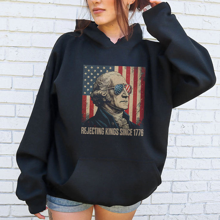 George Washington Rejecting Kings Since 1776 T Shirt