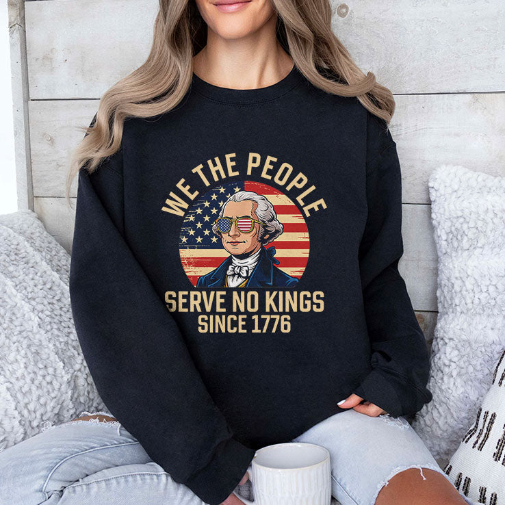 George Washington We The People Serve No Kings Since 1776 4th Of July Shirt