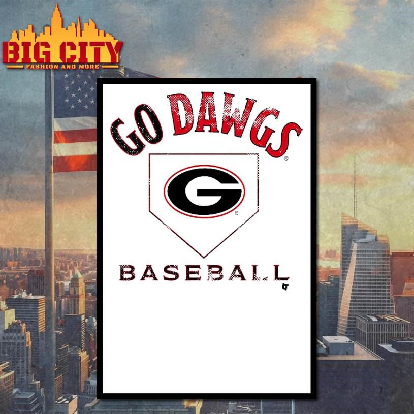 Georgia Baseball Home Plate Shirt