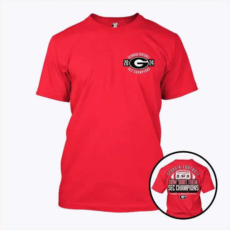 Georgia Bulldogs 2024 SEC Football Conference Champions How ‘Bout Them Shirt