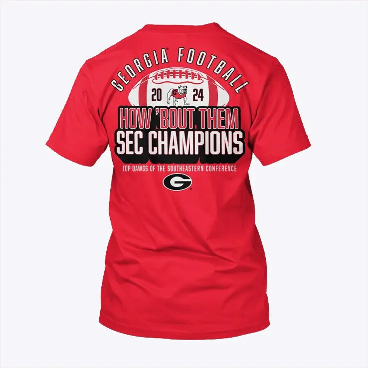 Georgia Bulldogs 2024 SEC Football Conference Champions How ‘Bout Them Shirt