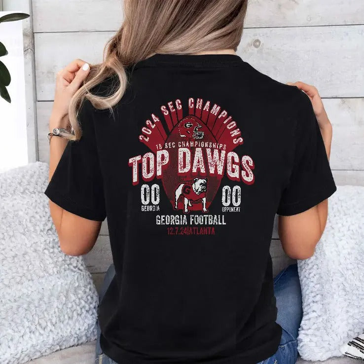 Georgia Bulldogs 2024 SEC Football Conference Champions Shirt
