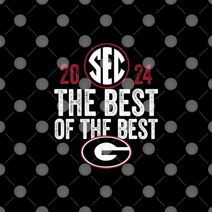 Georgia Bulldogs 2024 SEC Football Conference Champions Shirt