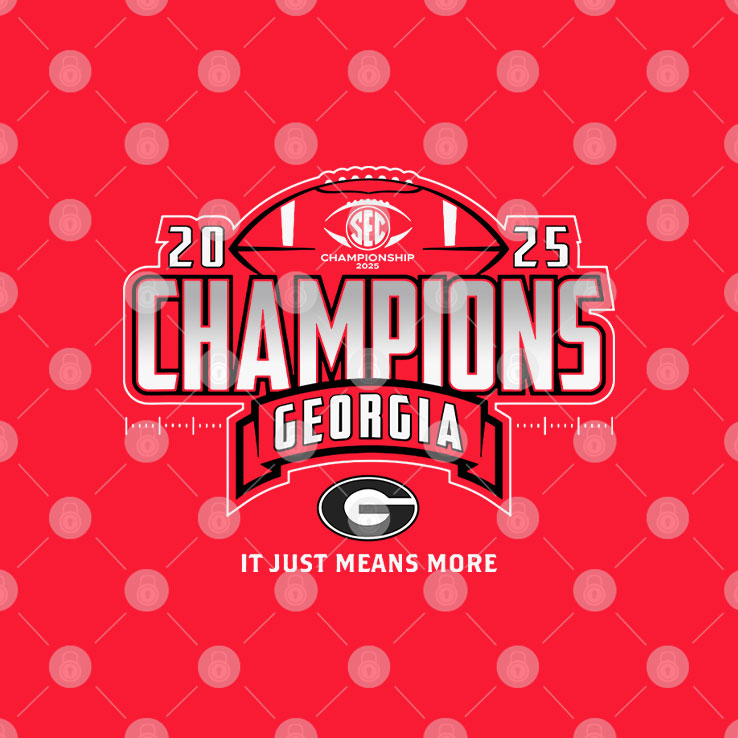 Georgia Bulldogs SEC Champions 2025 T Shirt