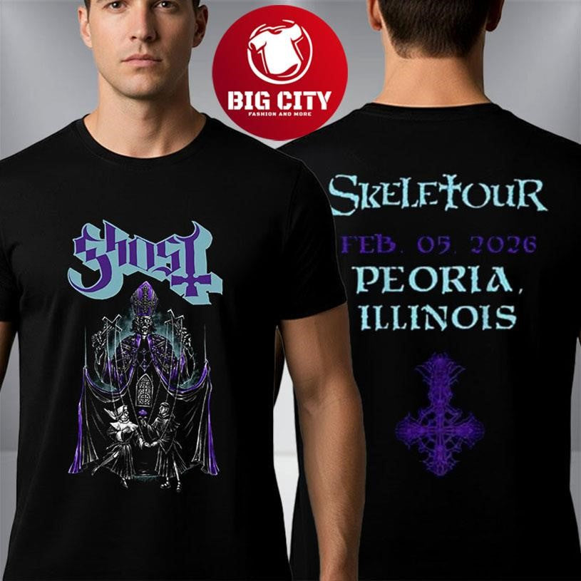 Ghost Band Skeletour 2026 Two Sided Shirt