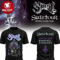 Ghost Band The Skeletour 2026 Knoxville Tennessee Two Sided Shirt