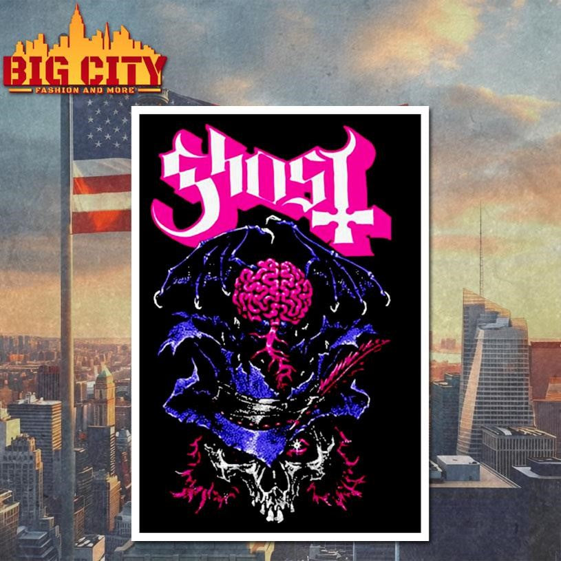 Ghost Bat In The Brain US Skeletour 2026 Shirt