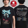 Ghost Skeletour 2026 Merch Cowboy Papa With Dates Back Two Sided Shirt