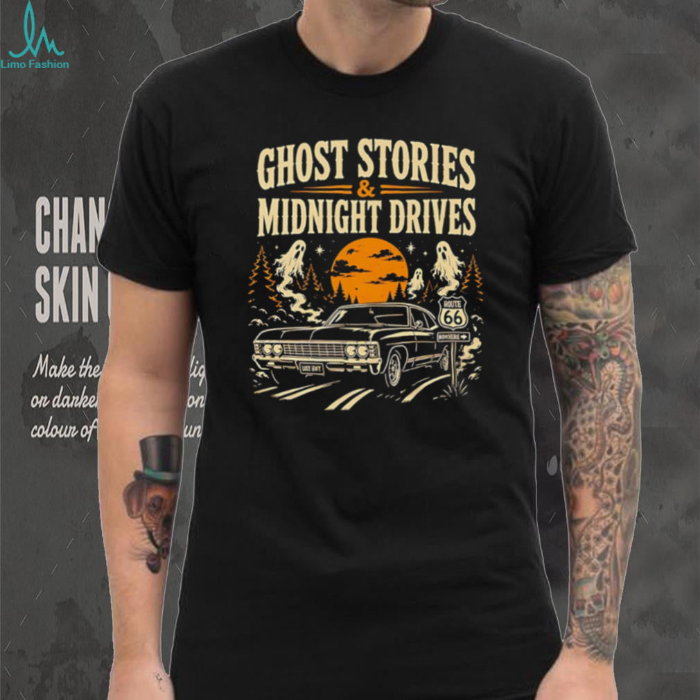 Ghost stories midnight drives route 66 shirt