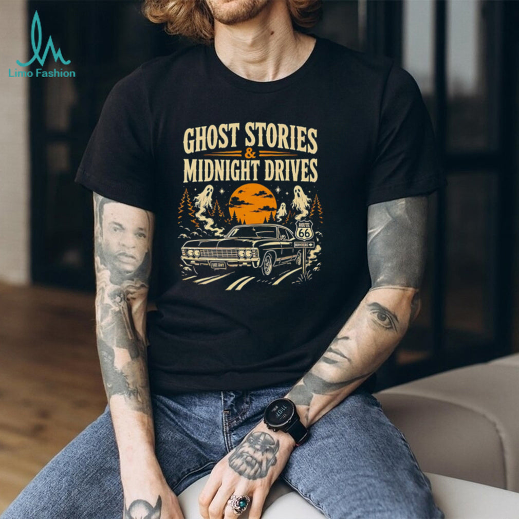 Ghost stories midnight drives route 66 shirt