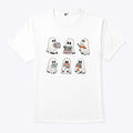 Ghosts Reading Books Halloween T Shirt