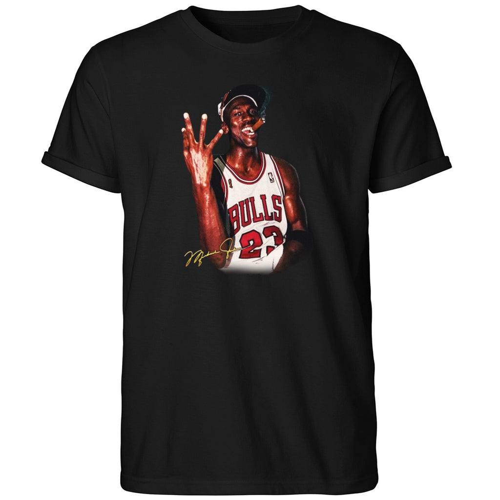 Giannis Rocking The Mj Championship Cigar Shirt